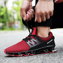 将图片加载到图库查看器，Stylish Black Mens Soft Casual Sneakers Breathable Comfort Sport Elegant Men Sneakers
