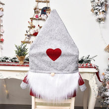 将图片加载到图库查看器，Stylish Chair Covers Christmas Santa Claus Chair Back Cover Christmas Dining Dinner Table Decoration New Year Party Supplies Dining Table Decoration for Home New Year Party
