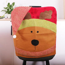 将图片加载到图库查看器，Stylish Chair Covers Christmas Santa Claus Chair Back Cover Christmas Dining Dinner Table Decoration New Year Party Supplies Dining Table Decoration for Home New Year Party
