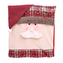 将图片加载到图库查看器，Stylish Chair Covers Christmas Santa Claus Chair Back Cover Christmas Dining Dinner Table Decoration New Year Party Supplies Dining Table Decoration for Home New Year Party
