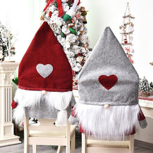 将图片加载到图库查看器，Stylish Chair Covers Christmas Santa Claus Chair Back Cover Christmas Dining Dinner Table Decoration New Year Party Supplies Dining Table Decoration for Home New Year Party
