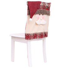 将图片加载到图库查看器，Stylish Chair Covers Christmas Santa Claus Chair Back Cover Christmas Dining Dinner Table Decoration New Year Party Supplies Dining Table Decoration for Home New Year Party
