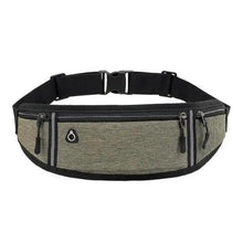 Load image into Gallery viewer, Stylish Design Unisex Waterproof Money Belt Bag Elegant Waist Pack Bag for Hiking Fitness Cycling Workout Gym Reflective Runners Belt Jogging Pocket Belt
