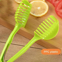 Load image into Gallery viewer, Stylish Handheld Kitchenware Tomato Slicer Bread Clip Fruit and Vegetable Cutter Potato Creative Gadget Kitchen Accessories
