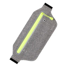 Load image into Gallery viewer, Stylish Hidden Waist Bag Sports Phone Men's Belt Bag Ultra-Thin Waterproof Mini Fanny Pack Black Reflective Runners Belt Jogging Pocket Belt
