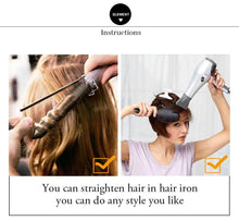Load image into Gallery viewer, Stylish Light White Blonde Ombre Short Bob Wigs for Women Synthetic Straight Hair Wig Natural Cosplay Party Middle Part Wigs Wigs For Black Women Gifts for Bestfriends
