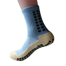 Load image into Gallery viewer, Stylish New Sports Anti Slip Soccer Socks Cotton Football Grip Socks For Men Breathable Sports Running Cycling Socks For Men
