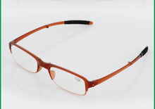 Load image into Gallery viewer, Stylish  Plastic Folding Reading Glasses For Women And  Men Frame Foldable Compact Folding Reading Glasses Women Men Blue Light Blocking Spring Hinge Readers Computer Slim Pocket Eyeglasses
