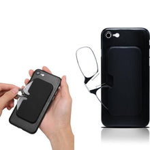 Load image into Gallery viewer, Stylish Polarized Legless Clamp Nose Reading Lightweight Glasses For Men And Women Unique Design  Portable Glasses Case Can Be Attached To The Mobile Phone Case Anti Blue Light Glasses ectangular Reading Glasses
