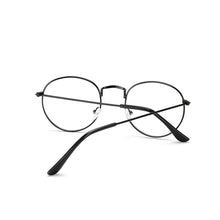 Load image into Gallery viewer, Stylish  Reading Glasses With  Metal Round Frame For  Men &amp; Women Blue Light Blocking Glasses for Women Men Round Metal Frame Clear Lens Computer Eyeglasses
