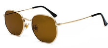 Load image into Gallery viewer, Stylish Small Round Polarized Sunglasses for Men Women Sunglasses For Hexagon Shape Sunglasses New Women Sunglasses In Metal Colorful Frame Glasses Eyewear For Men Women
