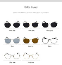 Load image into Gallery viewer, Stylish Small Round Polarized Sunglasses for Men Women Sunglasses For Hexagon Shape Sunglasses New Women Sunglasses In Metal Colorful Frame Glasses Eyewear For Men Women
