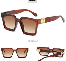 Load image into Gallery viewer, Stylish Square Sunglasses For Women &amp; Luxury Eyeglasses For Women And Men square Sun Glasses For Men Eyewear Women Oversized Square Frame Sunglasses Multiple Tinted Glitter Inspired Stylish Shades
