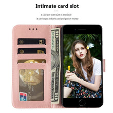 Load image into Gallery viewer, Stylish Wallet  Flip Cover Embossing Credit Cards Slot Pockets PU Leather Wallet Cover For Xiaomi Redmi Note 9 7 8 Pro 9A 7A 9C 8T 6 Leather Flip Book Case For Red MI 11 Note 10 9T 5 9S Po co X3 NFC M3 M4 4X Cover
