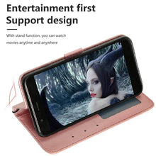 Load image into Gallery viewer, Stylish Wallet  Flip Cover Embossing Credit Cards Slot Pockets PU Leather Wallet Cover For Xiaomi Redmi Note 9 7 8 Pro 9A 7A 9C 8T 6 Leather Flip Book Case For Red MI 11 Note 10 9T 5 9S Po co X3 NFC M3 M4 4X Cover
