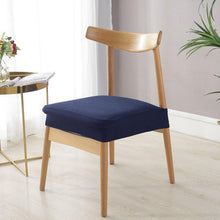 将图片加载到图库查看器，Stylish Waterproof Stretch Chair Seat Cover Elastic Seat Covers For Dining Room Chairs Home Simple Seat Covers For Chairs Soft Removable Dining Chair Slipcovers Stretch Solid Chair Covers Protectors for Dining Room Kitchen Chairs
