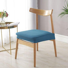 将图片加载到图库查看器，Stylish Waterproof Stretch Chair Seat Cover Elastic Seat Covers For Dining Room Chairs Home Simple Seat Covers For Chairs Soft Removable Dining Chair Slipcovers Stretch Solid Chair Covers Protectors for Dining Room Kitchen Chairs
