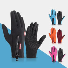 Load image into Gallery viewer, Stylish Winter Warm Cycling Gloves Fitness High Quality Men Women Wind Proof Bike Motorcycle Fishing Gloves Full Finger Touchscreen Gloves Cycling Gloves Touchscreen Waterproof Fleece Thermal Sports Gloves for Hiking
