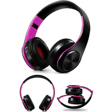 Load image into Gallery viewer, Stylish Wireless Bluetooth Headphone Stereo Headset Music Headset Foldable Wireless and Wired Stereo Headset Micro SD/TF FM For Cell Phone PC
