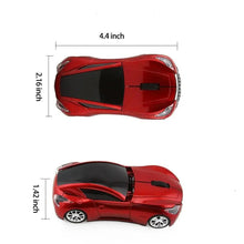 Load image into Gallery viewer, Stylish Wireless Computer Car Shape Mouse Mini 3D Ergonomic PC Gamer Mouse Retro Optical Mice 1600 DPI USB Receiver Suitable for PC/Computer/Laptop
