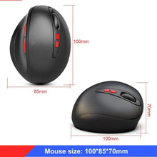 Load image into Gallery viewer, Stylish Wireless Gaming Mouse Vertical Ergonomic Rechargeable Gamer Mouse  Classic USB 7 Key Magic Mouse For PC Laptop Notebook Computer Desktop
