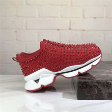 将图片加载到图库查看器，Stylish Womens Sneakers With Non-slip Comfortable Sports Summer New Mesh Breathable Platform Increased Fashion Shoes Womens Running Sports Sneakers
