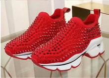 将图片加载到图库查看器，Stylish Womens Sneakers With Non-slip Comfortable Sports Summer New Mesh Breathable Platform Increased Fashion Shoes Womens Running Sports Sneakers
