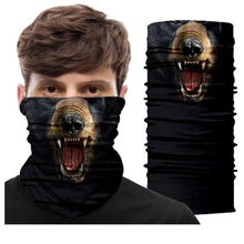 将图片加载到图库查看器，Summer Animal Bandana Neck Gaiter Tube Scarf Buff Party Halloween Half Mask Face Shield Sport Headband Balaclava Seamless Magic Head Scarf Breathable Bandana Turban Outdoor Hiking Quick-Dry Sweat Absorbing Scarves Multifunction Beanie Hat
