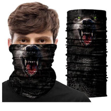 将图片加载到图库查看器，Summer Animal Bandana Neck Gaiter Tube Scarf Buff Party Halloween Half Mask Face Shield Sport Headband Balaclava Seamless Magic Head Scarf Breathable Bandana Turban Outdoor Hiking Quick-Dry Sweat Absorbing Scarves Multifunction Beanie Hat
