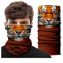 将图片加载到图库查看器，Summer Animal Bandana Neck Gaiter Tube Scarf Buff Party Halloween Half Mask Face Shield Sport Headband Balaclava Seamless Magic Head Scarf Breathable Bandana Turban Outdoor Hiking Quick-Dry Sweat Absorbing Scarves Multifunction Beanie Hat
