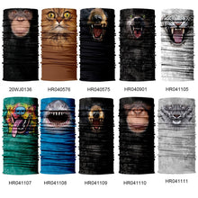 将图片加载到图库查看器，Summer Animal Bandana Neck Gaiter Tube Scarf Buff Party Halloween Half Mask Face Shield Sport Headband Balaclava Seamless Magic Head Scarf Breathable Bandana Turban Outdoor Hiking Quick-Dry Sweat Absorbing Scarves Multifunction Beanie Hat
