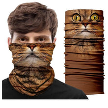 将图片加载到图库查看器，Summer Animal Bandana Neck Gaiter Tube Scarf Buff Party Halloween Half Mask Face Shield Sport Headband Balaclava Seamless Magic Head Scarf Breathable Bandana Turban Outdoor Hiking Quick-Dry Sweat Absorbing Scarves Multifunction Beanie Hat
