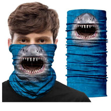 将图片加载到图库查看器，Summer Animal Bandana Neck Gaiter Tube Scarf Buff Party Halloween Half Mask Face Shield Sport Headband Balaclava Seamless Magic Head Scarf Breathable Bandana Turban Outdoor Hiking Quick-Dry Sweat Absorbing Scarves Multifunction Beanie Hat
