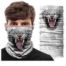 将图片加载到图库查看器，Summer Animal Bandana Neck Gaiter Tube Scarf Buff Party Halloween Half Mask Face Shield Sport Headband Balaclava Seamless Magic Head Scarf Breathable Bandana Turban Outdoor Hiking Quick-Dry Sweat Absorbing Scarves Multifunction Beanie Hat
