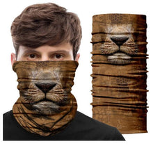 将图片加载到图库查看器，Summer Animal Bandana Neck Gaiter Tube Scarf Buff Party Halloween Half Mask Face Shield Sport Headband Balaclava Seamless Magic Head Scarf Breathable Bandana Turban Outdoor Hiking Quick-Dry Sweat Absorbing Scarves Multifunction Beanie Hat
