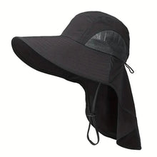 Load image into Gallery viewer, Summer Beach Neck Sunscreen Hat
