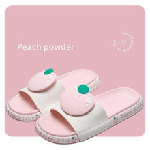 Load image into Gallery viewer, Summer Beach Slides Women Men Casual Slippers Fruits Thick Soled Sandals Girls Bathroom Shoes Girls Water Shoes Cute Lightweight Fruit Slippers Beach Pool Indoor Outdoor Flip Flops

