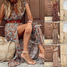 Load image into Gallery viewer, Summer Beach Stylish Womens Dress Long Casual V-Neck Party Comfort Fashion Women Dress
