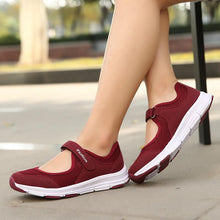 Load image into Gallery viewer, Summer Breathable Women Espadrilles Sneakers Healthy Walking Sport Mesh Sport Running Fashion Breathable Mesh Casual Shoes Flat Shoes Women Espadrilles
