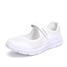 Load image into Gallery viewer, Summer Breathable Womens Sneakers Walking Sporty Mesh Sport Running Light Flats Casual Vulcanize Simple Shoes Spring Comfortable Espadrilles Luxury Design Espadrilles
