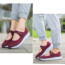 Load image into Gallery viewer, Summer Breathable Womens Sneakers Walking Sporty Mesh Sport Running Light Flats Casual Vulcanize Simple Shoes Spring Comfortable Espadrilles Luxury Design Espadrilles
