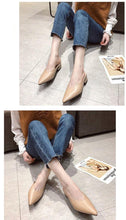 将图片加载到图库查看器，Summer Elegant Ladies Slippers Slip On Square Heel Shoes High Heels Women Pumps Women Flats Elastic Mules Comfortable Slip On Women's Flats Loafers Casual Flat Shoes

