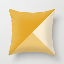 Load image into Gallery viewer, Summer Fashion Fresh Yellow Cute Pillows Case Geometry Yellow Pillow Case Cushion Cover Polyester Pillowcase Floral Cushion Case Modern Decorative Pillows For Bed Sofa Couch 45x45CM
