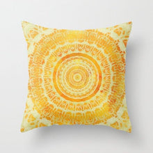 Load image into Gallery viewer, Summer Fashion Fresh Yellow Cute Pillows Case Geometry Yellow Pillow Case Cushion Cover Polyester Pillowcase Floral Cushion Case Modern Decorative Pillows For Bed Sofa Couch 45x45CM
