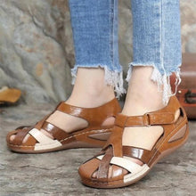 将图片加载到图库查看器，Summer Flat Sandal For Women Multicolor Handmade Retro Flowers Flip-Flops Women Slippers Cute Flat Summer Flats Sandals Women Strappy Flat Open Toe Sandals
