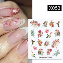 Load image into Gallery viewer, Summer Fruit Water Decals Kiwi Banana Strawberry Flower Alphabet Leaves Nail Art Stickers Wraps Slider Decorations 3D Fruit Nail Art Slices, Summer Fruit Slime Nail Supplies Nail Art Decorations Fruit Flakes Nail Accessories
