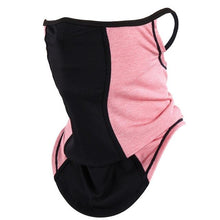 将图片加载到图库查看器，Summer Half Face Mask Cycling Bandana Scarf Neck Gaiter Warmer Bicycle Running Ski Hunting Hiking Hanging Ear Scarves Men Women Motorcycle Protect Cycling Face Mask Anti-UV Neck Hood Half Face Breathable Dustproof Headband Triangle Sport Scarf
