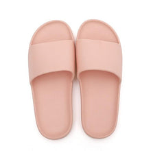 将图片加载到图库查看器，Summer Home Mens Slippers Simple Black White Shoes Non-Slip Bathroom Slides Flip Flops Indoor Women Slippers Soft Slides Slippers For Men Cloud Cushioned Slides Thick Non-Slip Pool Gym House Slipper
