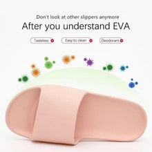 将图片加载到图库查看器，Summer Home Mens Slippers Simple Black White Shoes Non-Slip Bathroom Slides Flip Flops Indoor Women Slippers Soft Slides Slippers For Men Cloud Cushioned Slides Thick Non-Slip Pool Gym House Slipper
