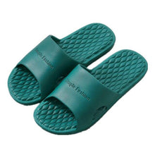 将图片加载到图库查看器，Summer Home Mens Slippers Simple Black White Shoes Non-Slip Bathroom Slides Flip Flops Indoor Women Slippers Soft Slides Slippers For Men Cloud Cushioned Slides Thick Non-Slip Pool Gym House Slipper
